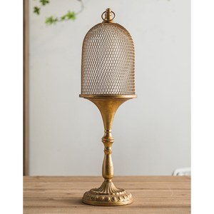 Farol para velas, portavelas, adornos decorativos para el hogar, faroles de metal artesanales - Product Image 5