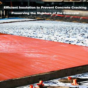 Couvertures isolantes de qualité industrielle pour le durcissement du béton dans la construction - Product Image 5