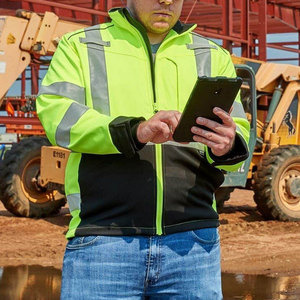 Wholesale Quality <b>High</b> <b>Visibility</b> Breathable Zippered Reflective <b>Softshell</b> Work Pants Customizable Options OEM Service Cotton - Product Image 4