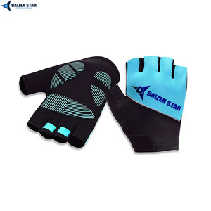 Gants tactiques Daizen Star à demi-doigts, noir et jaune, en PU durable, longueur poignet, écologiques et multifonctionnels, pour les sports quatre saisons - Product Image 5