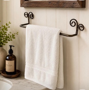 Novedoso Toallero de Metal con Base Cuadrada, Acabado Negro, para Uso en Hogares, Hoteles, Baños, en Oferta - Product Image 6