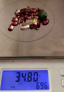 Lote de Turmalina de Colores Naturales Mixtos, 32 Ct, Corte Facetado Surtido (Óvalos, Marquesas, Peras, Rectángulos y Esmeraldas) - Product Image 2