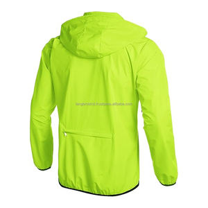 Fabricante al por mayor XL tamaño transpirable impermeable con capucha verano al aire libre cortavientos nuevo tejido Safari chaqueta de senderismo - Product Image 2