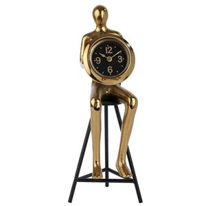 Classic Vintage Retro Antique Traditional Elegant Luxury Timeless Desk <b>Clock</b> Mechanical Movement Hourly <b>Chiming</b> Silent Feature - Product Image 3