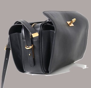 Royaa <b>Small</b> Classic Design Waterproof Genuine Leather Shoulder Bag Single Zipper Closure Elegant Structured Mini <b>Handbag</b> - Product Image 2