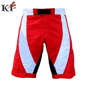 บริการ OEM กางเกง MMA คุณภาพสูง ออกแบบตามสั่งสำหรับผู้ชาย แห้งเร็ว ระบายอากาศได้ดี ผลิตจากผ้าสแปนเด็กซ์/โพลีเอสเตอร์ สไตล์ล่าสุด เสื้อผ้าแนวสตรีท - Product Image 2