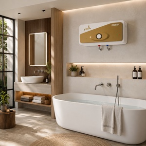 Chauffe-eau électrique à accumulation compact pour salle de bain, 20 litres, prix de gros usine vietnamienne, Rossi Pisa Slim 20 - Product Image 3