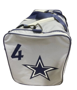 Sac de sport personnalisé sublimé, imperméable, grand format, sacs de voyage, sacs de sport de football américain avec compartiment à chaussures, OEM - Product Image 2