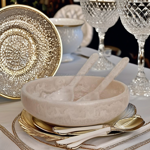 Customized Luxury Durable Resin Salad Serving Bowl Decorative Kitchen Food Bowl for Home Restaurant Hotel Wedding Events - Product Image 6