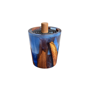 Brûleur d'encens religieux écologique en bois de santal naturel avec modèle d'ange pour motifs - Décoration intérieure indienne artisanale de qualité supérieure - Product Image 4