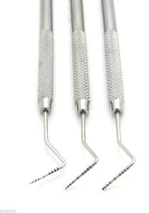 4 pièces d'instruments d'examen buccal dentaire de qualité supérieure, sonde dentaire, prix de gros par Dentavex - Product Image 3