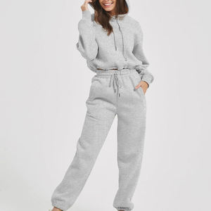 Custom Logo 3PCS women Winter Breathable Tracksuit Gym Fitness Sets Solid High Waist Leggings Long Sleeve Crop Top Sports - Product Image 4