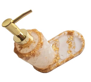 ชุดห้องน้ำเรซิ่นทันสมัย ดีไซน์หรูหรา เป็นมิตรกับสิ่งแวดล้อม รูปทรงทันสมัย ผลิตด้วยมือ รับผลิตตามแบบ OEM - Product Image 5