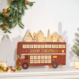 Calendario dell'Avvento 3D in Tessuto a Forma di Piazza per Babbo Natale, Decorazioni per la Casa - Product Image 5