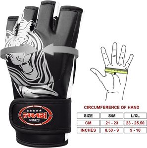 Guantes de MMA de Cuero PU Personalizados con Palma Abierta para Combate, Sparring, Grappling, Lucha en Jaula, Artes Marciales, Venta al por Mayor Farabi Sports FM-C2 - Product Image 3