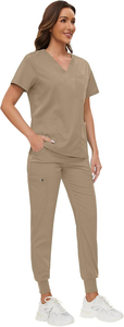 Conjuntos de Uniformes Médicos Unisex de Tejido de Punto con Detección de Agujas y Fusión sin Costuras, Servicio OEM para Uso Hospitalario - Product Image 3