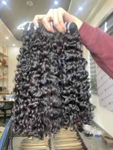 Perruques crépus eurasiennes à trame unique Remy Hair 100% couleur naturelle extension de cheveux humains vietnamiens - Product Image 2