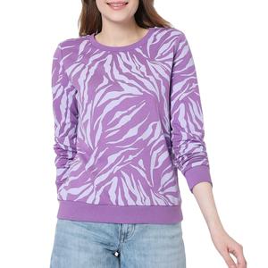 Sudaderas casuales de forro polar transpirable para mujer, talla grande, con cuello redondo, bordadas e impresas, cómodas, al por mayor. - Product Image 1