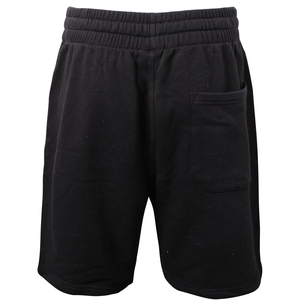 Shorts Bermuda en Coton Noir pour Homme, Taille Mi-Haute, Cordon de Serrage, Style Décontracté, Tissu Tricoté Respirant, Couleur Unie, Personnalisable, Haute Qualité - Product Image 3