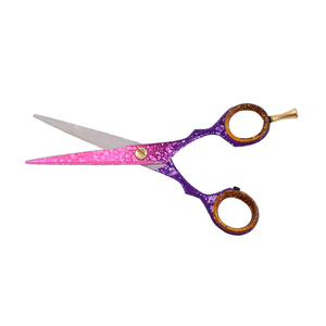 Ciseaux professionnels de 6 pouces en acier inoxydable rose pour salon de coiffure, faits à la main, pour la coupe de cheveux et l'utilisation en esthétique - Product Image 1