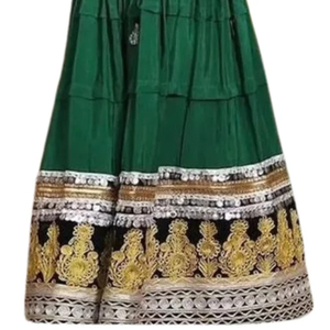 Vestido Afgano Kuchi Hecho a Mano de la Mejor Calidad, Largo hasta el Suelo, Tela de Algodón, Bordado, Técnicas de Teñido Liso, Vestidos Afganos Kuchi - Product Image 4