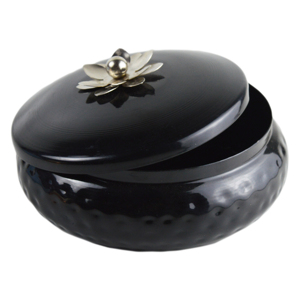 Colored Combo <b>Storage</b> Canister Metal Container <b>Jar</b> With Lid <b>For</b> <b>Kitchen</b> Round Shape Modern Theme Decorated Sugar Pot - Product Image 3