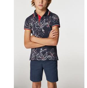 คอลเลคชั่นฤดูใบไม้ร่วงและฤดูใบไม้ผลิ เสื้อยืดแขนยาวสไตล์เกาหลีสำหรับผู้ชายและเด็ก เสื้อโปโลเด็กชายดีไซน์ใหม่ ผู้จัดจำหน่ายจากบังกลาเทศ - Product Image 2