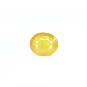 10.65 Carat Oval Cut Yellow Sapphire Loose Gemstone for Fine Jewelry - Product Image 1