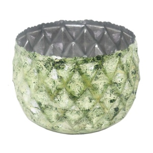 2024 New Product Candle Holder Decorated Votive <b>Tea</b> <b>Light</b> Metal Candle Holder With Clear Glass Candle Jar - Product Image 1