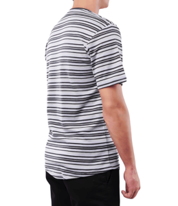 T-shirt Ringer Homme Personnalisé 100% Coton Streetwear 230g Grammage Lourd Col Côtelé Contrastant Coupe Ample Impression Numérique Décontracté - Product Image 5