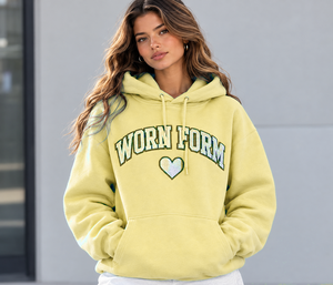 Custom Oversize Hoodie Women Heavyweight Pullover <b>Long</b> Sleeve Custom Embroidery Print Streetwear <b>Sweatshirt</b> OEM Manufacturer - Product Image 1