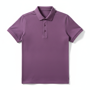 Chemises Polo en Coton Uni pour Hommes Tissu Piqué de Haute Qualité Chemise Polo Piqué Personnalisée Design Tricoté Couleur Unie Boutonné - Product Image 1