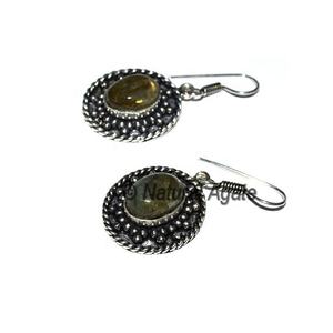 Pendientes curativos de Aventurina verde, pendientes curativos de Aventurina verde, venta al por mayor - Product Image 2