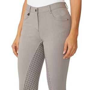 Nuevos pantalones de montar para mujer, personalizados, grises, con agarre de silicona, mallas de equitación para mujer, pantalones de equitación. - Product Image 5