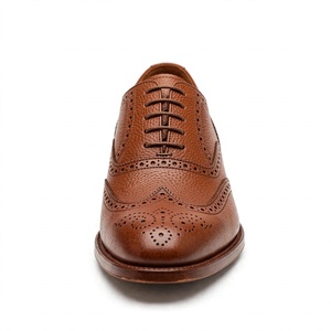 Chaussures en cuir véritable pour hommes à prix abordable, bout pointu, à lacets, couleur unie, pour le bureau et la carrière, toutes saisons, exportées du Bangladesh - Product Image 2