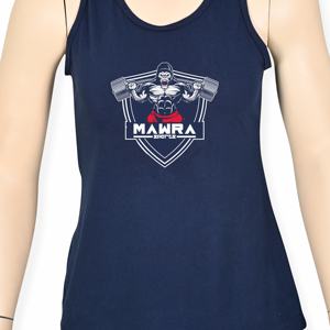 Camiseta de tirantes de Algodón 100% con logotipo personalizado de alta calidad para hombre, Camiseta de punto transpirable para correr y gimnasio, venta al por mayor personalizable para hombre - Product Image 4