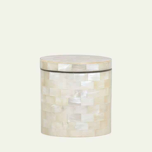 Ensemble de brûleur à encens en nacre polie, style anis étoilé, avec boîte en acrylique Madkhan, design en bois inspiré de la nature - Product Image 1