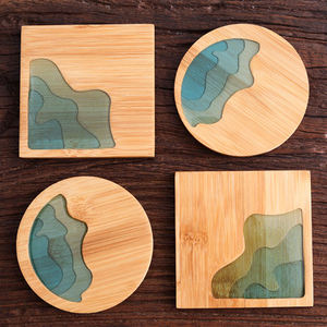 Posavasos de Bambú con Diseño Innovador, Ecológico, 100% Natural - Product Image 2
