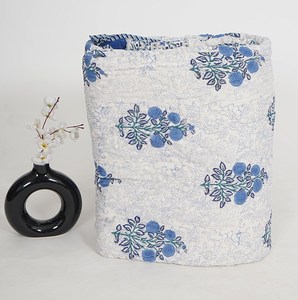 Handmade Printed Jaipur <b>Quilt</b> Lightweight Hand Block Printed 100% Cotton Beautiful Design Easy Clean <b>Winter</b> Luxury Hotel Bedding - Product Image 2