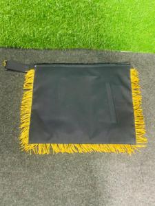 Tablier de Maître Maçon de Loge Maçonnique de Haute Qualité, Fait Main, 100% Cuir d'Agneau, Modèle 2026, avec Franges Bleues, Personnalisable - Product Image 3