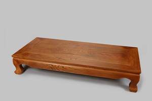 Présentoir sur pied en bois de bambou Peeda, style rustique moderne, pour bouteilles de savon, support décoratif de bureau, console avec incrustation d'os, durable - Product Image 2