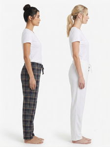 Pijamas de Franela para Mujer, 100% Algodón, Ligeros, Pantalones de Franela, Ropa de Dormir a Cuadros para Mujer - Product Image 5