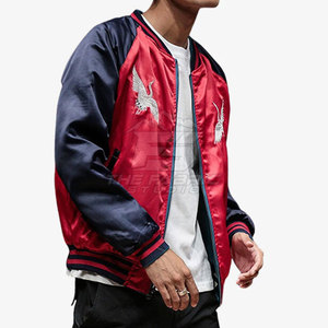 Colección Premium de Ropa Urbana, Chaqueta Sukajan con Bordado Detallado, Forro Suave, Cómoda de Usar, para un Estilo Moderno - Product Image 3