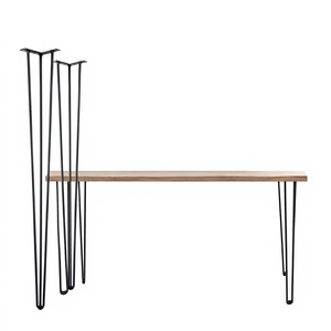 40" Hairpin Table Legs Heavy Duty Furniture Legs 3/8 solid steel 880lbs Industrial <b>Metal</b> Desk Legs Coffee Table DIY EDPTBL022 - Product Image 1