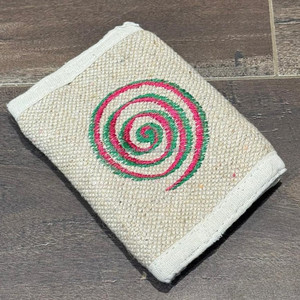Designer Handmade Himalayan Hemp <b>Wallet</b> Eco-Friendly Natural Fabric <b>Wallet</b> with Zipper & <b>Card</b> Slots Sustainable Minimalist Purse - Product Image 4