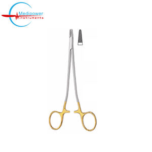 Porte-aiguille chirurgical de qualité supérieure, forceps en acier inoxydable, haute précision, autoclavable, instrument médical pour hôpitaux et cliniques - Product Image 3