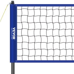 Set di pallavolo portatile professionale all'aperto regolabile altezza pali in acciaio PVC rete da pallavolo pesante rete per la pompa del cortile - Product Image 1