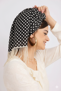 Pañuelo Cuadrado de Seda Estampado Personalizado de Lujo con Borlas, Tela Ligera y Suave, Pañuelo de Moda para Mujer, Fabricante OEM - Product Image 4