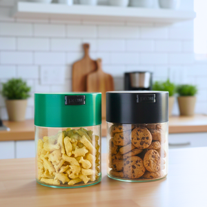 Recipiente Hermético de Grado Alimenticio de 0.8L con un Solo Toque, a Prueba de Humedad y Olores, Apto para Refrigerador y Congelador, Tarro de Cocina para Alimentos - Product Image 1