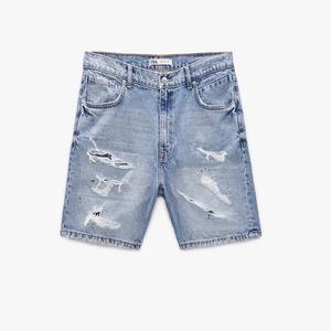 Pantalones Cortos de Mezclilla para Hombre, Estilo Vintage, Personalizados, con Pedrería, de Fabricante de Ropa Urbana - Product Image 6